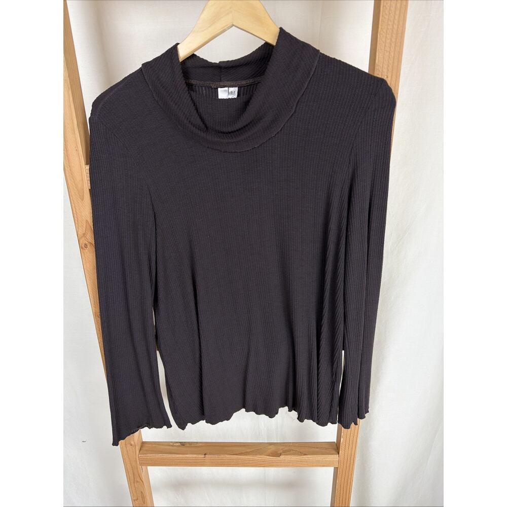 NWT Kleen Brown Long Sleeve Turtleneck Cotton Blend #0824 3X